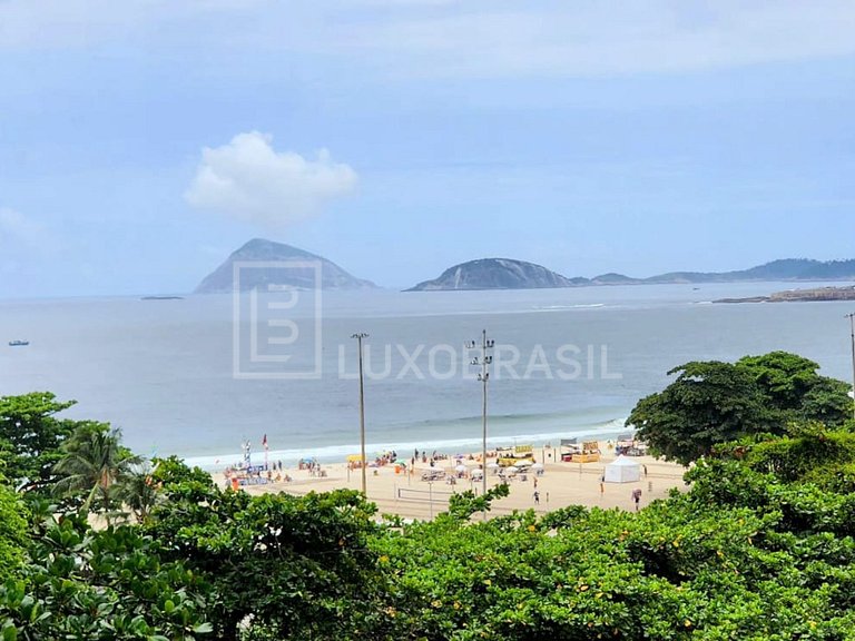 LB - RJ128 Temporada em Copacabana: Apartamento com 4 suítes