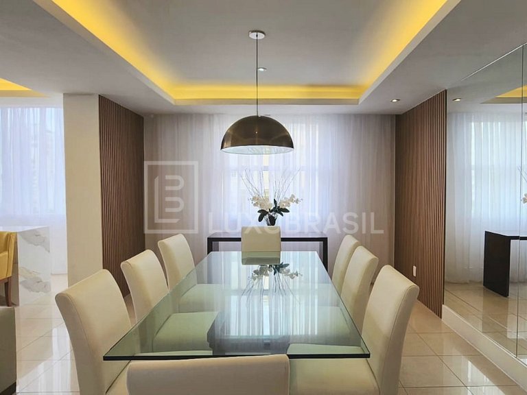 LB - RJ128 Temporada em Copacabana: Apartamento com 4 suítes