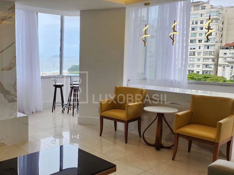 LB - RJ128 Temporada em Copacabana: Apartamento com 4 suítes