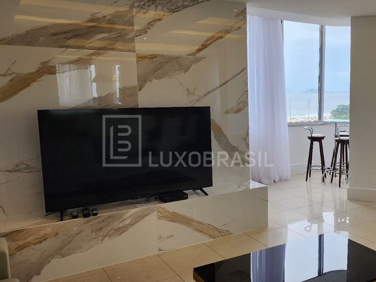 LB - RJ128 Temporada em Copacabana: Apartamento com 4 suítes