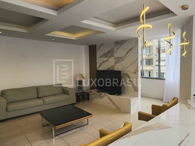 LB - RJ128 Temporada em Copacabana: Apartamento com 4 suítes
