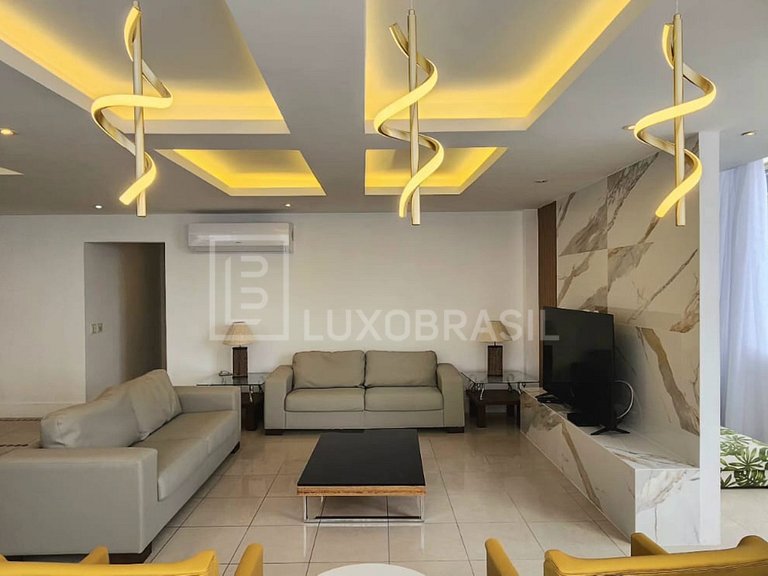 LB - RJ128 Temporada em Copacabana: Apartamento com 4 suítes