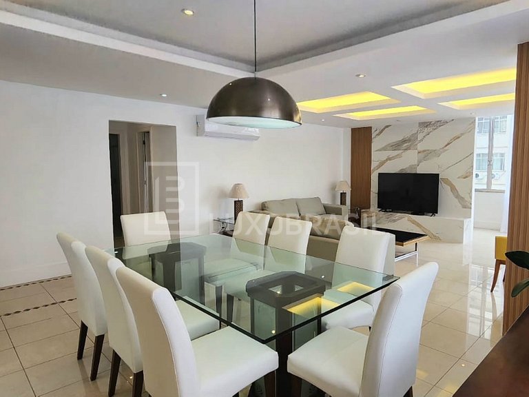 LB - RJ128 Temporada em Copacabana: Apartamento com 4 suítes