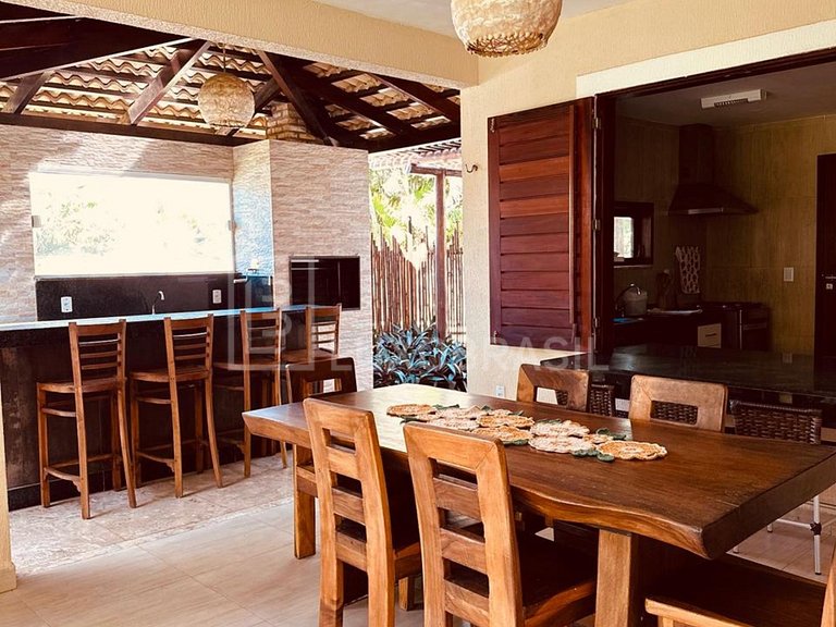 LB – CE801 Temporada em Guajiru: Casa com 4 Suítes - Ceará |