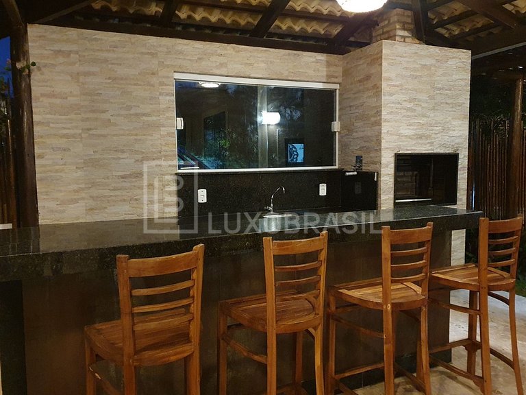 LB – CE801 Temporada em Guajiru: Casa com 4 Suítes - Ceará |