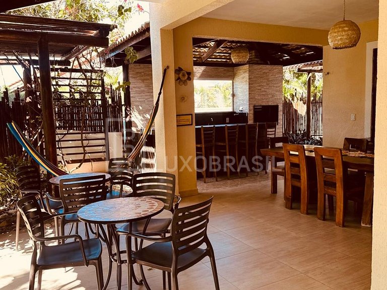 LB – CE801 Temporada em Guajiru: Casa com 4 Suítes - Ceará |