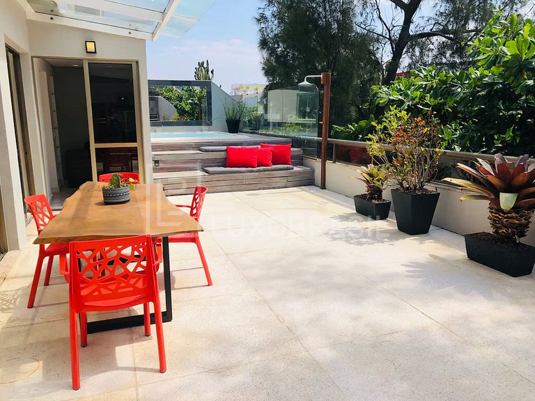 LB - RJ130 Ático Dúplex con Piscina Privada en Barra da Tiju