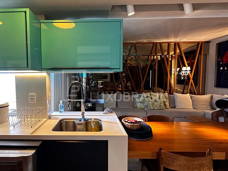 LB - RJ878 Apartamento en Barra Beach con 1 Suite y Vista La