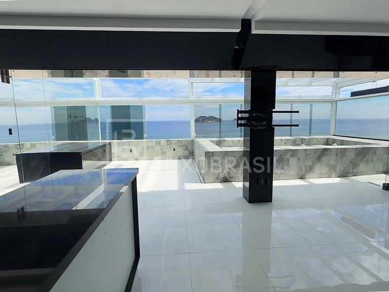 LB - RJ998 Cobertura com 01 Suíte 160m² à venda por R$ 3.650