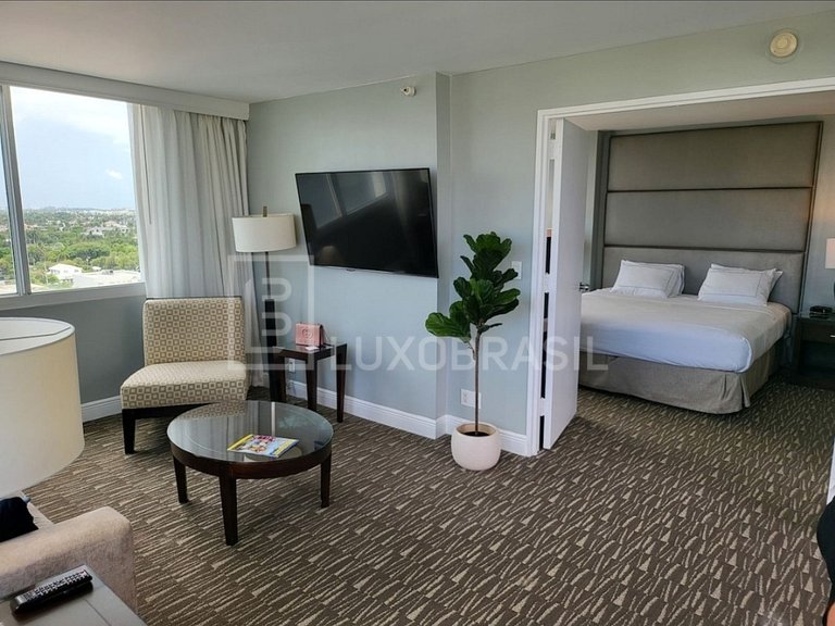 LB - MI801 Apartamento 1 Quarto com Vista Mar em Condomínio