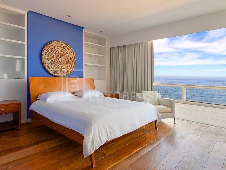 Cobertura Tríplex Leme – 6 Suítes Frente Mar RJ