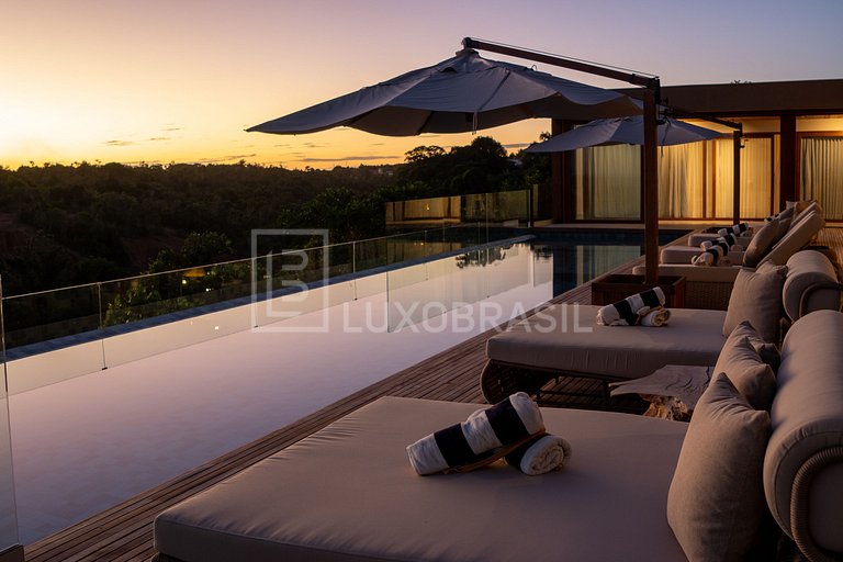 LB - BA801 Casa Embaúba: Mansão 9 Suites Vista Mar | À Venda
