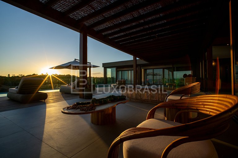 LB - BA801 Casa Embaúba: Mansão 9 Suites Vista Mar | À Venda