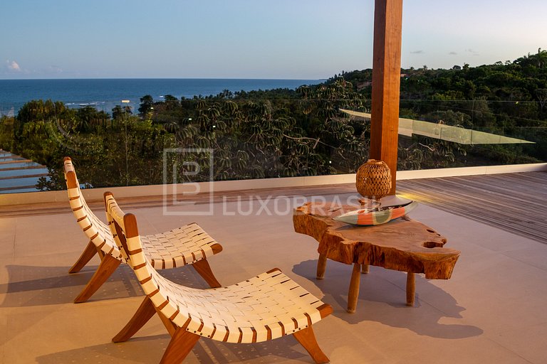 LB - BA801 Casa Embaúba: Mansão 9 Suites Vista Mar | Aluguel