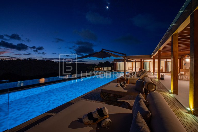 LB - BA801 Casa Embaúba: Mansão 9 Suites Vista Mar | À Venda