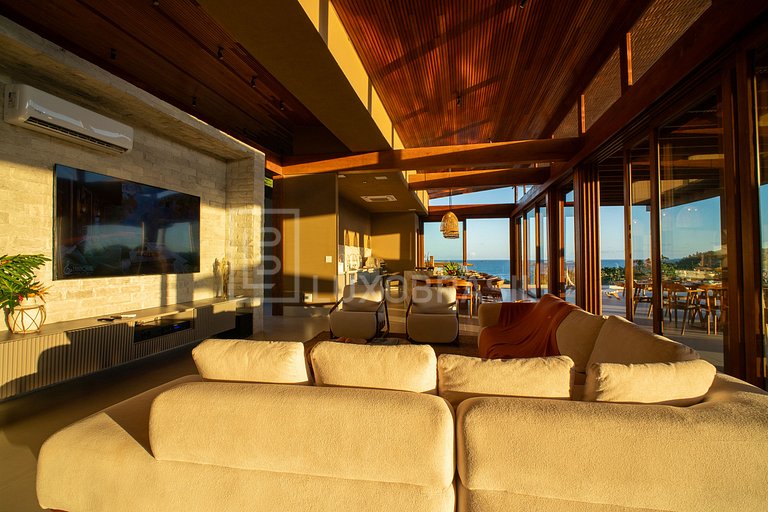 LB - BA801 Casa Embaúba: Mansão 9 Suites Vista Mar | À Venda