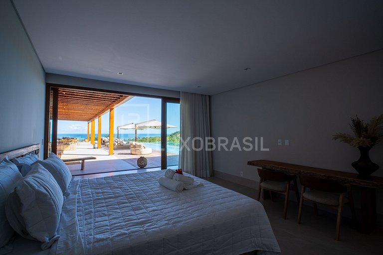 LB - BA801 Casa Embaúba: Mansão 9 Suites Vista Mar | À Venda