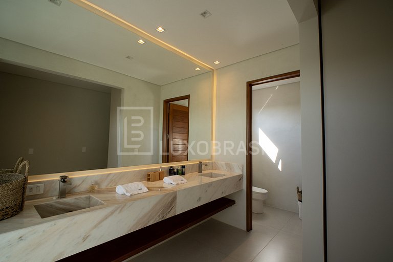 LB - BA801 Casa Embaúba: Mansão 9 Suites Vista Mar | À Venda