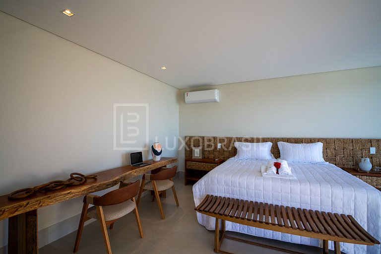 LB - BA801 Casa Embaúba: Mansão 9 Suites Vista Mar | À Venda