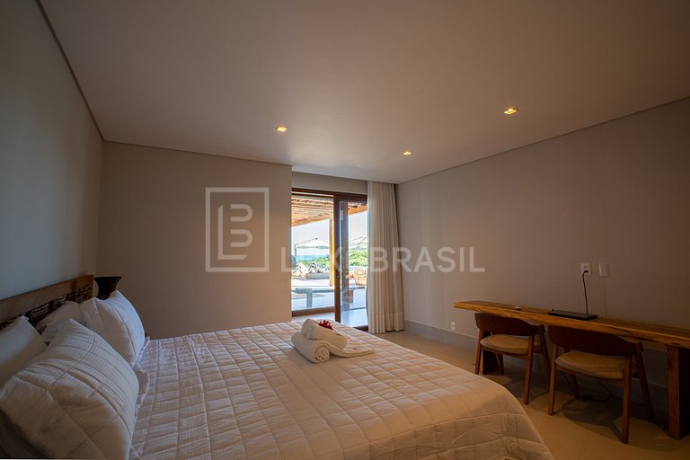 LB - BA801 Casa Embaúba: Mansão 9 Suites Vista Mar | À Venda