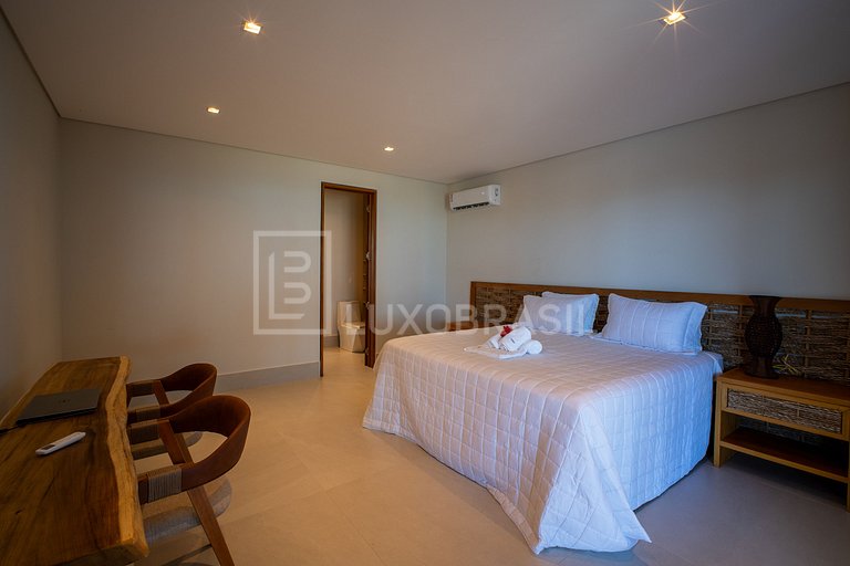 LB - BA801 Casa Embaúba: Mansão 9 Suites Vista Mar | À Venda