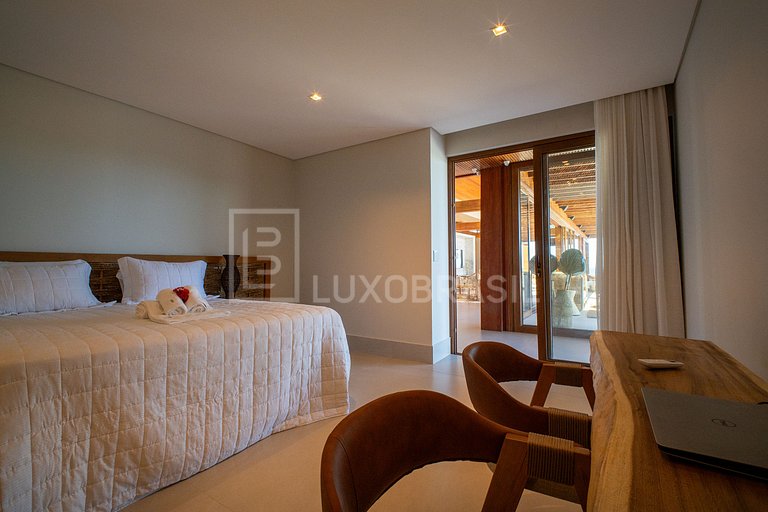 LB - BA801 Casa Embaúba: Mansão 9 Suites Vista Mar | À Venda