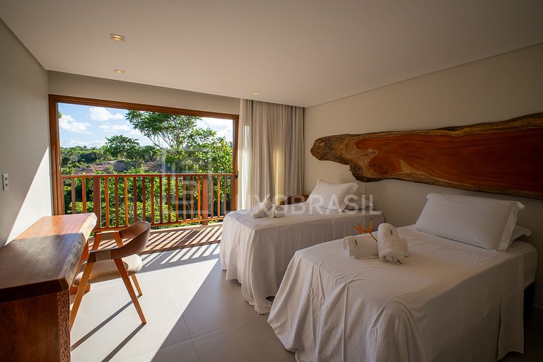 LB - BA801 Casa Embaúba: Mansão 9 Suites Vista Mar | À Venda