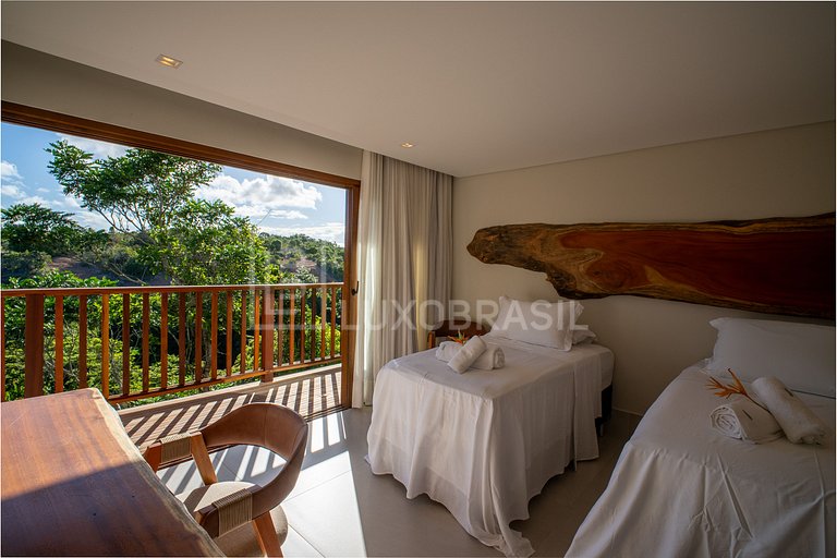 LB - BA801 Casa Embaúba: Mansão 9 Suites Vista Mar | Aluguel