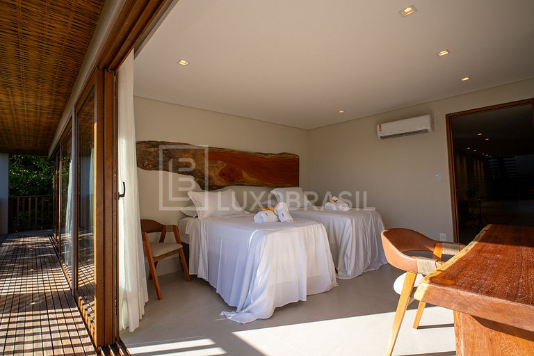 LB - BA801 Casa Embaúba: Mansão 9 Suites Vista Mar | À Venda