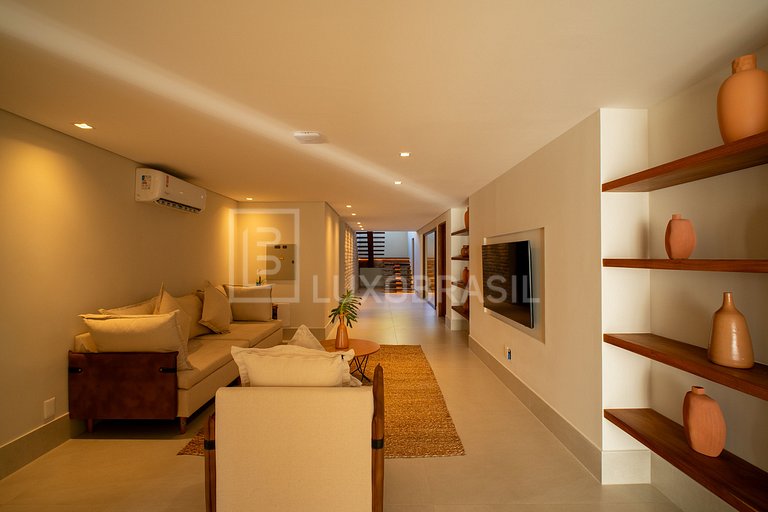LB - BA801 Casa Embaúba: Mansão 9 Suites Vista Mar | À Venda
