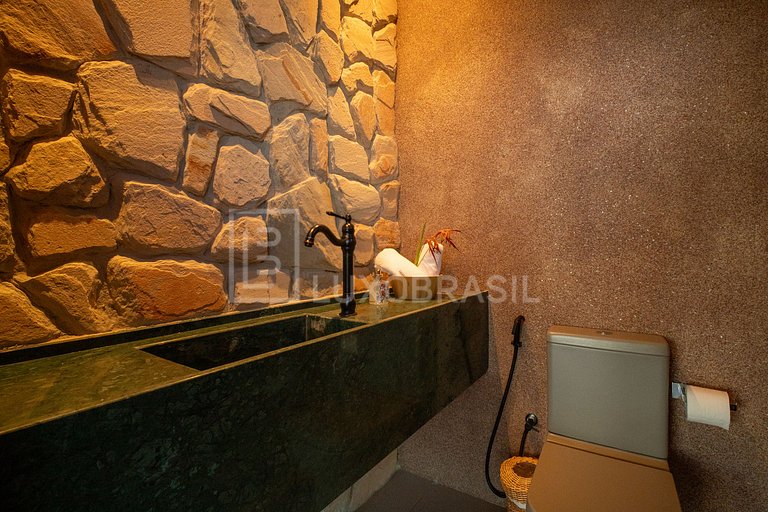 LB - BA801 Casa Embaúba: Mansão 9 Suites Vista Mar | À Venda
