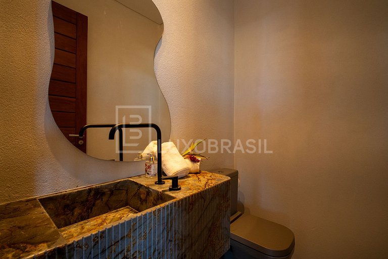 LB - BA801 Casa Embaúba: Mansão 9 Suites Vista Mar | À Venda
