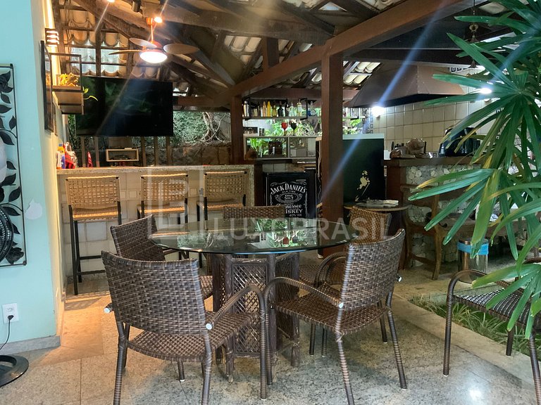 Belíssima casa no Itanhangá para pequenos eventos hospedagem