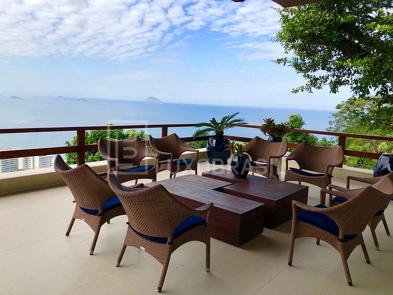 LUXOBRASIL #RJ712Mansão São Conrado 05 Rooms Ocean View Hous