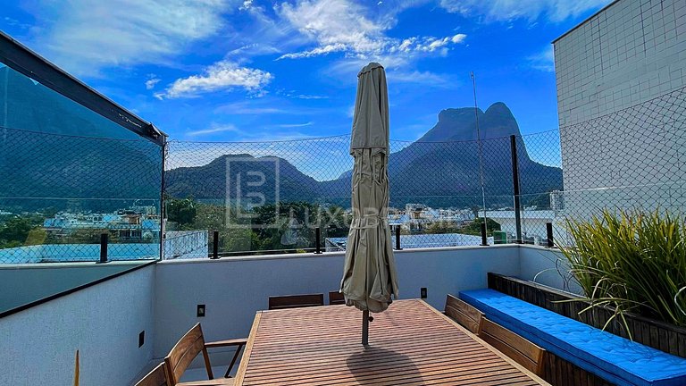 LB - RJ131 Cobertura Duplex de Luxo no Jardim Oceânico – 5 m
