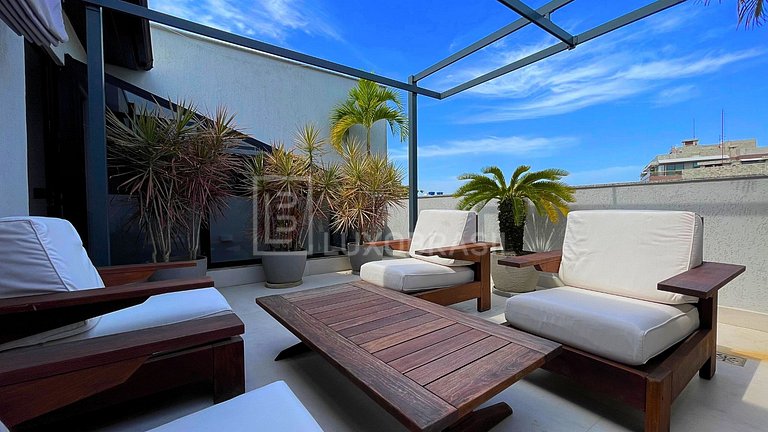 LB - RJ131 Cobertura Duplex de Luxo no Jardim Oceânico – 5 m