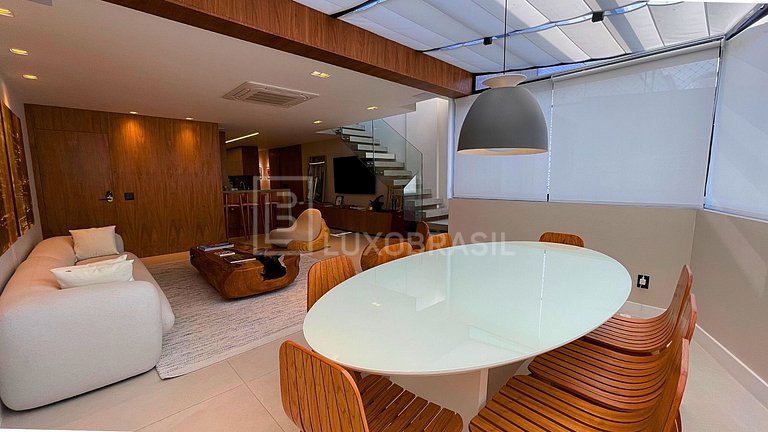 LB - RJ131 Cobertura Duplex de Luxo no Jardim Oceânico – 5 m