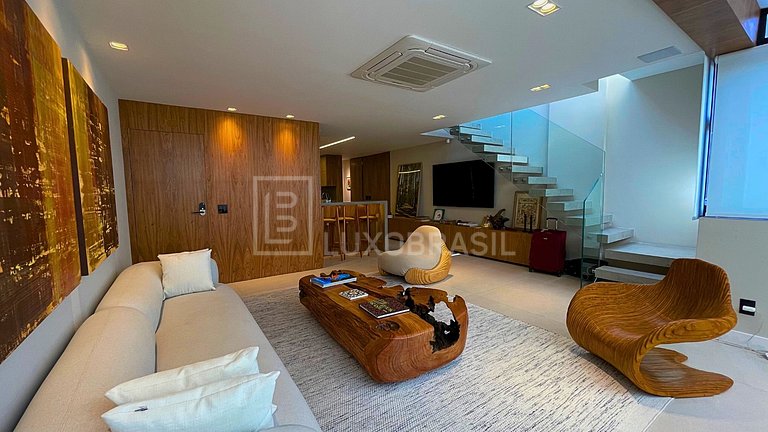 LB - RJ131 Cobertura Duplex de Luxo no Jardim Oceânico – 5 m