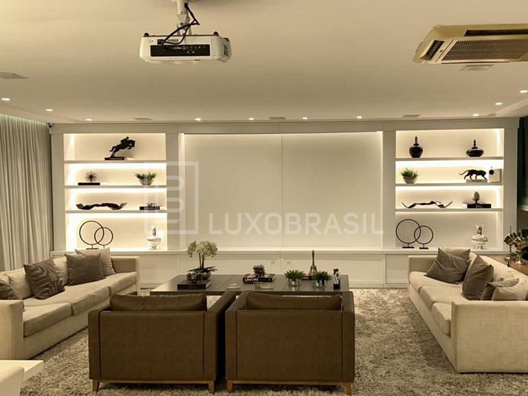 LB - RJ973 Mansão 4 Suítes Condomínio Del Lago | Aluguel Fix