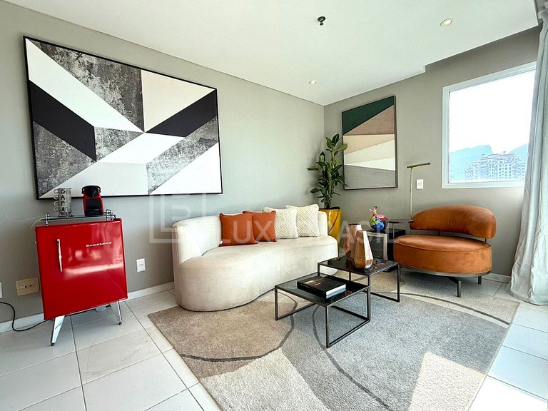 LB - RJ974 Flat 52 m² no Hotel Wyndham | Aluguel Fixo