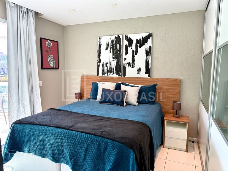 LB - RJ974 Flat 52 m² no Hotel Wyndham | Aluguel Fixo