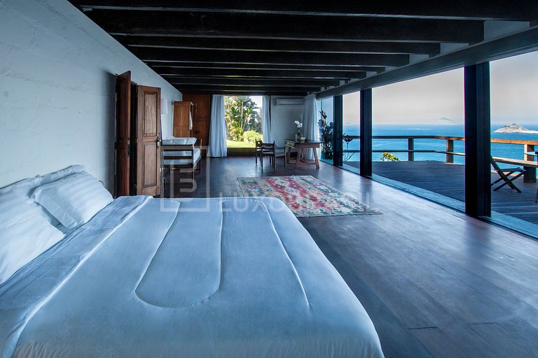 LUXOBRASIL #RJ03 Mansion Cliff Joá 04 Suites Seasonal Rent