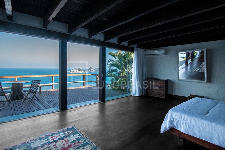 LUXOBRASIL #RJ03 Mansion Cliff Joá 04 Suites Seasonal Rent