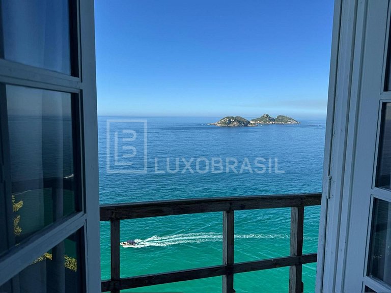 LUXOBRASIL #RJ03 Mansion Cliff Joá 04 Suites Seasonal Rent
