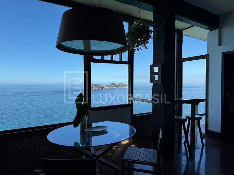LUXOBRASIL #RJ03 Mansion Cliff Joá 04 Suites Seasonal Rent
