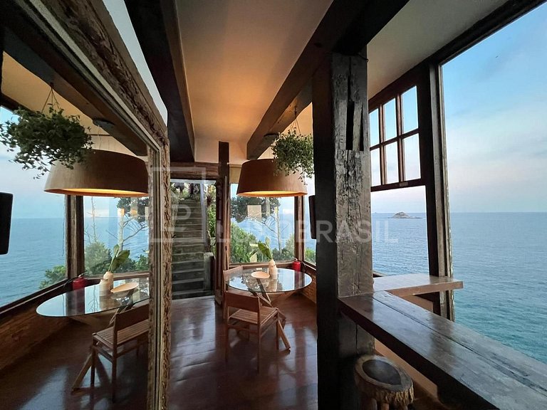 LUXOBRASIL #RJ03 Mansion Cliff Joá 04 Suites Seasonal Rent
