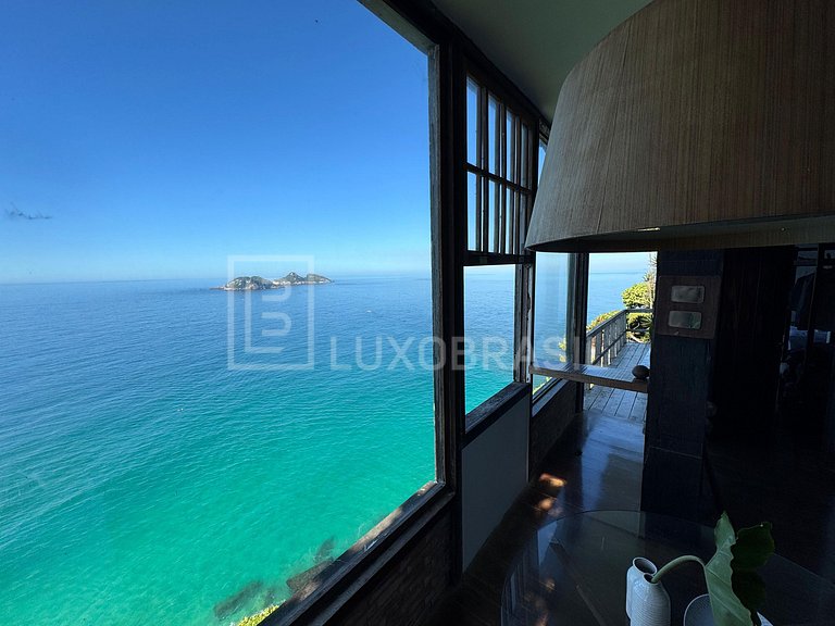 LUXOBRASIL #RJ03 Mansion Cliff Joá 04 Suites Seasonal Rent