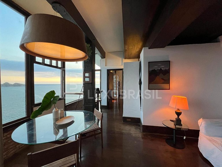 LUXOBRASIL #RJ03 Mansion Cliff Joá 04 Suites Seasonal Rent