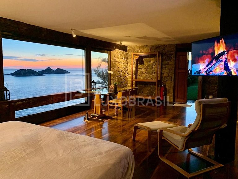 LUXOBRASIL #RJ03 Mansion Cliff Joá 04 Suites Seasonal Rent