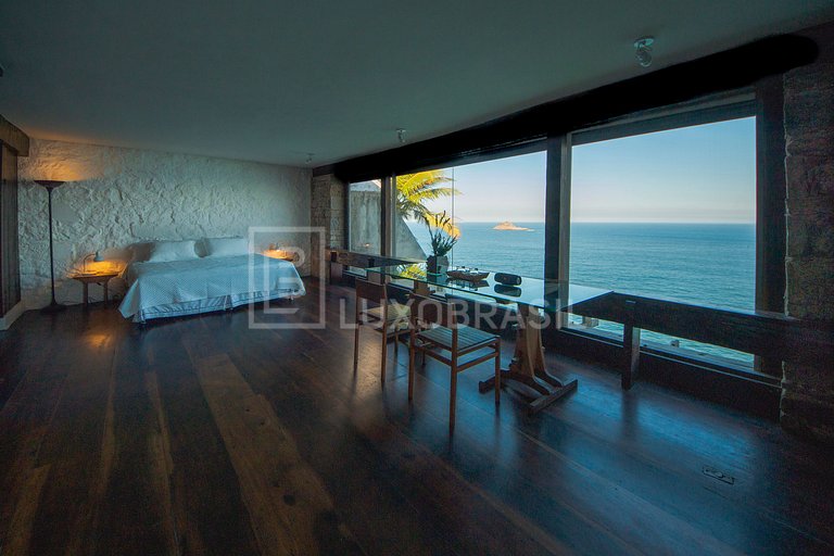 LUXOBRASIL #RJ03 Mansion Cliff Joá 04 Suites Seasonal Rent